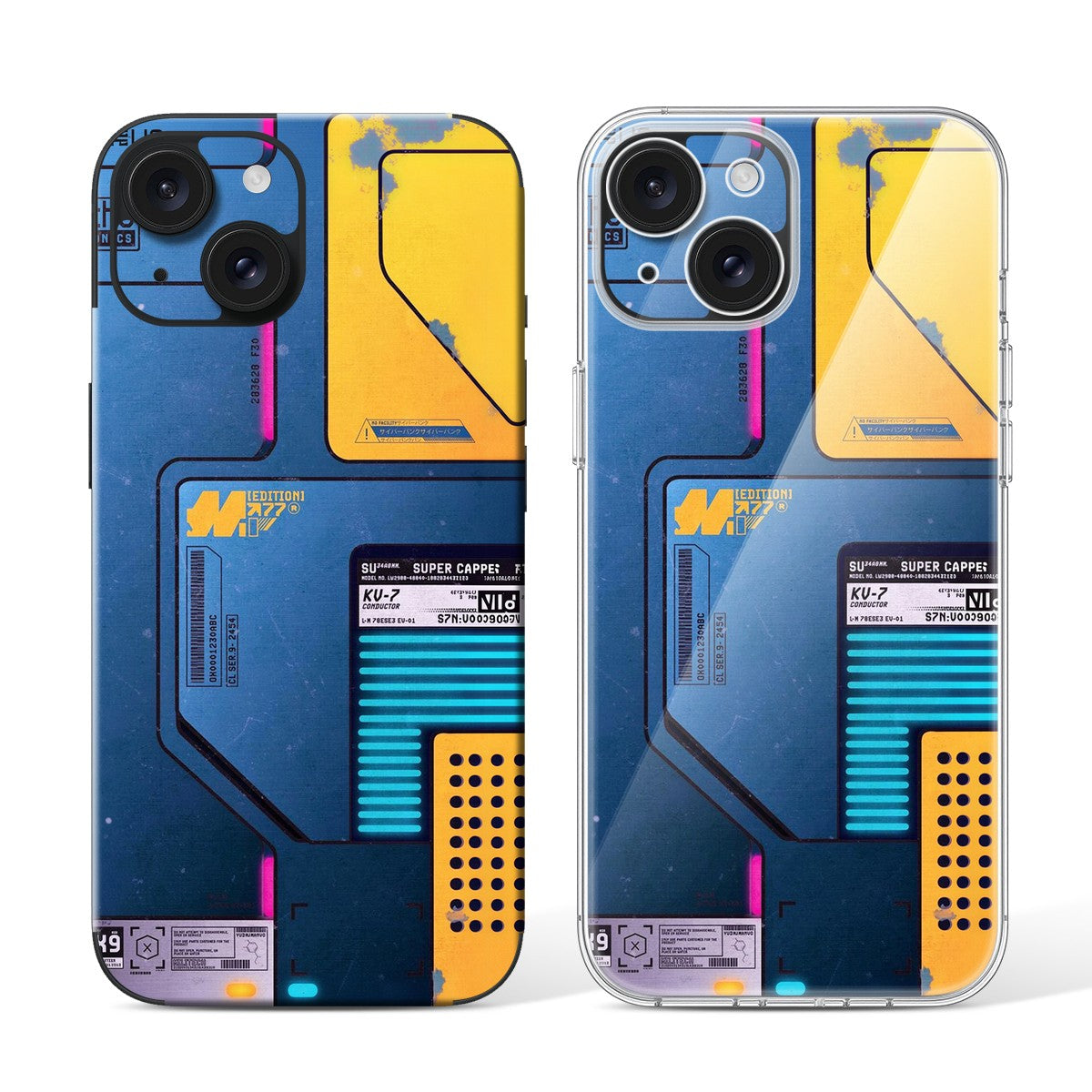 
Phone Skin for iPhone 15 Black — Design 38
