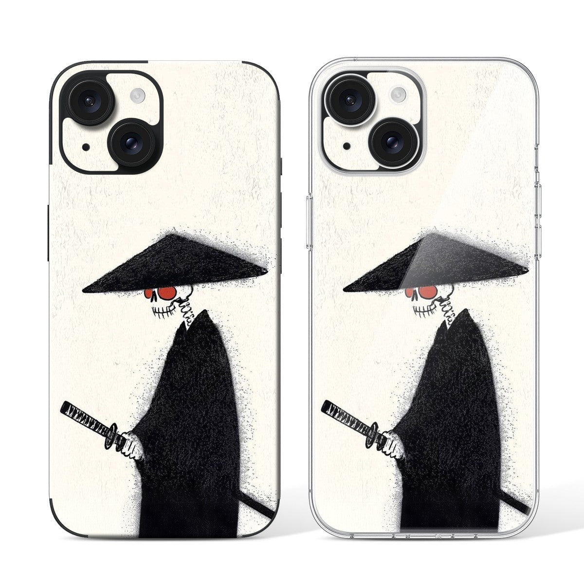 
Phone Skin for iPhone 15 Black — Design 46