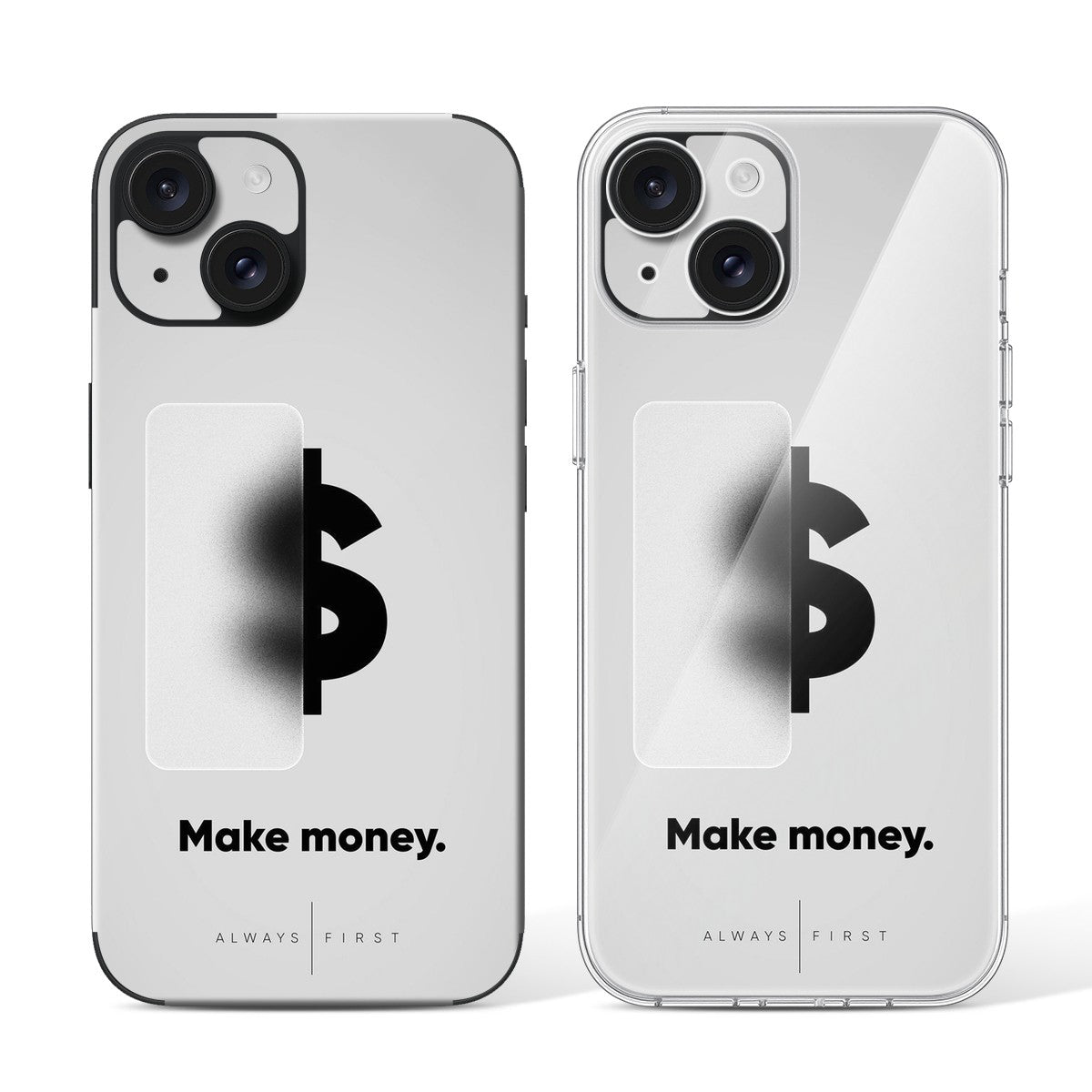 
Phone Skin for iPhone 15 Black — Design 51