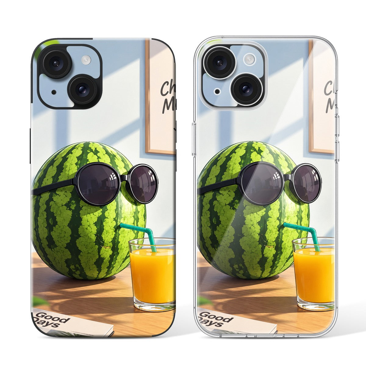 
Phone Skin for iPhone 15 Black — Design 63