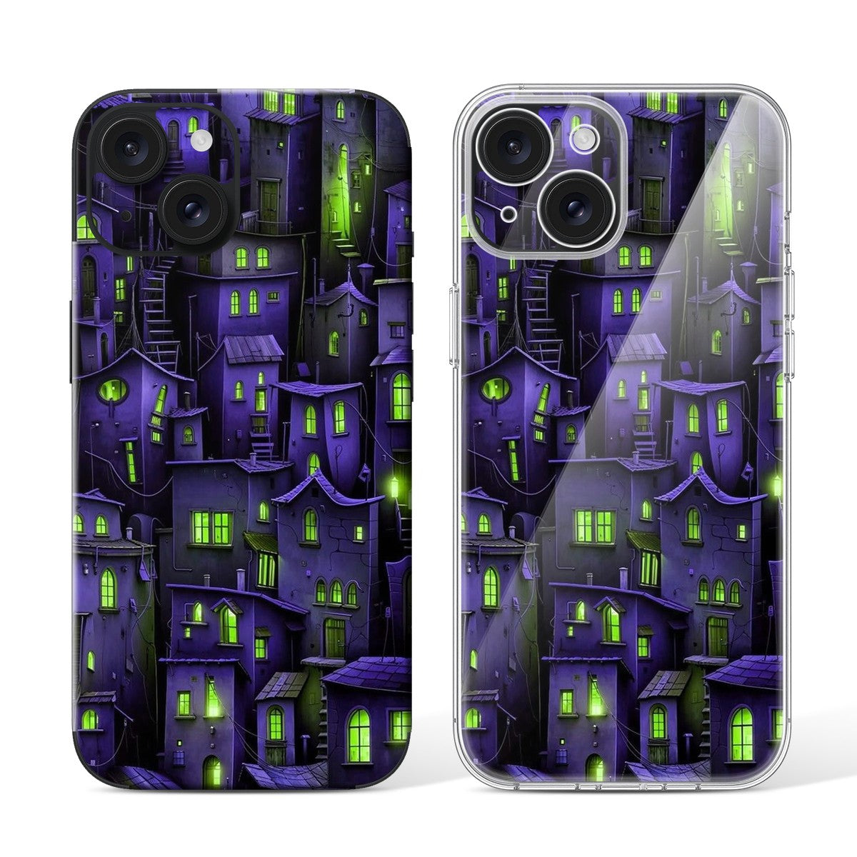 
Phone Skin for iPhone 15 Black — Design 64