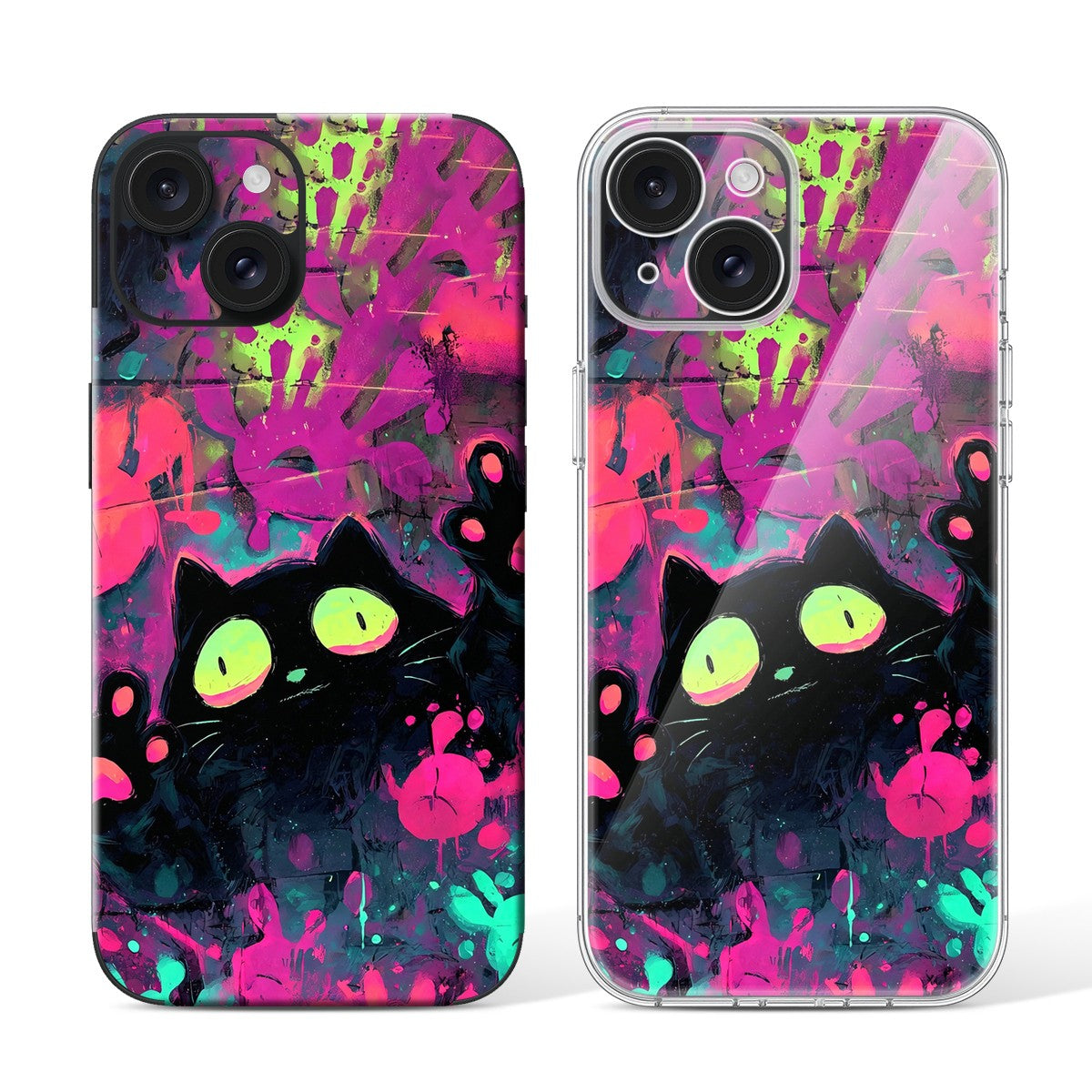 
Phone Skin for iPhone 15 Black — Design 66
