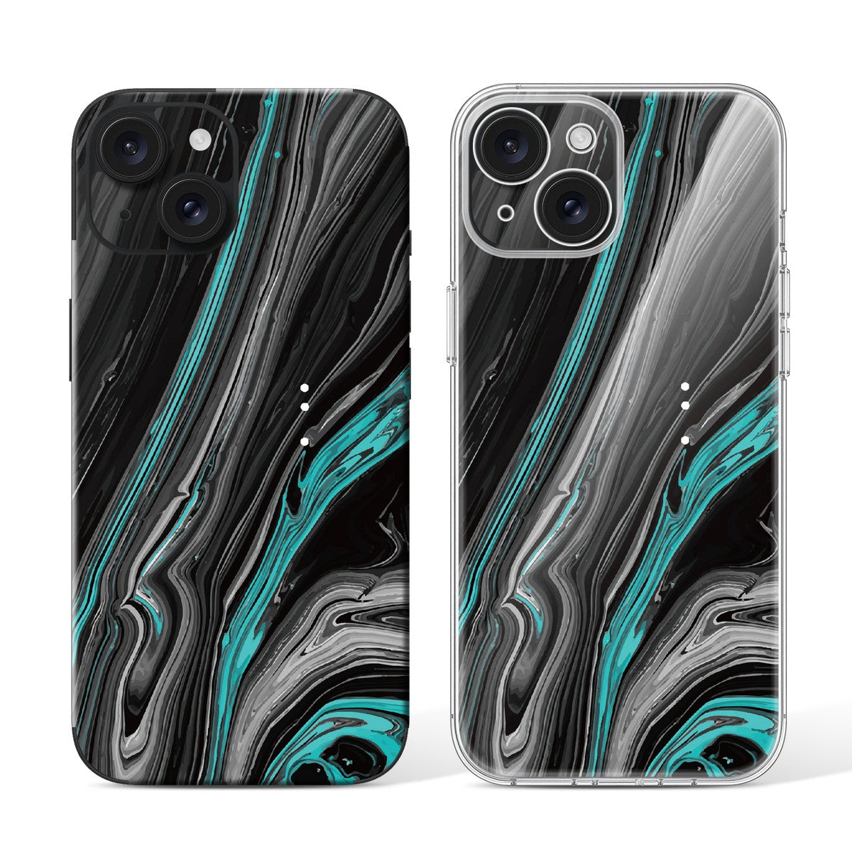 
Phone Skin for iPhone 15 Black — Design 84