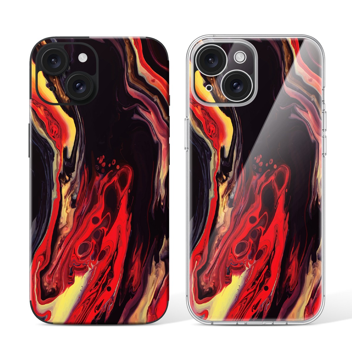 
Phone Skin for iPhone 15 Black — Design 85