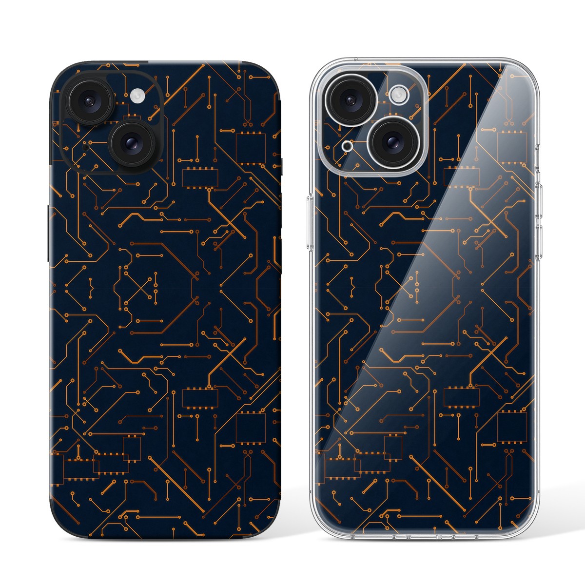 
Phone Skin for iPhone 15 Black — Design 99