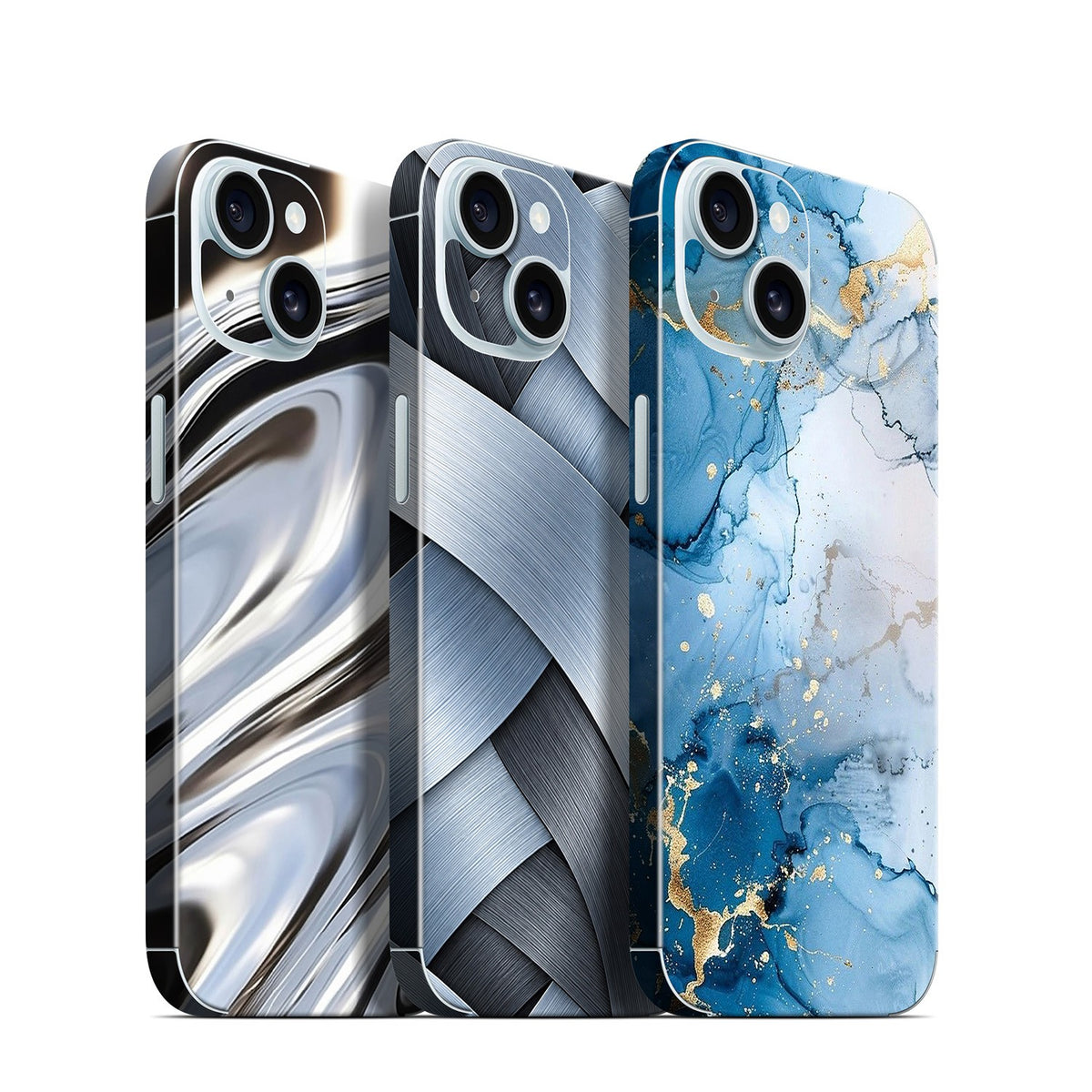 Phone Skin for iPhone 15 Blue — product view 1