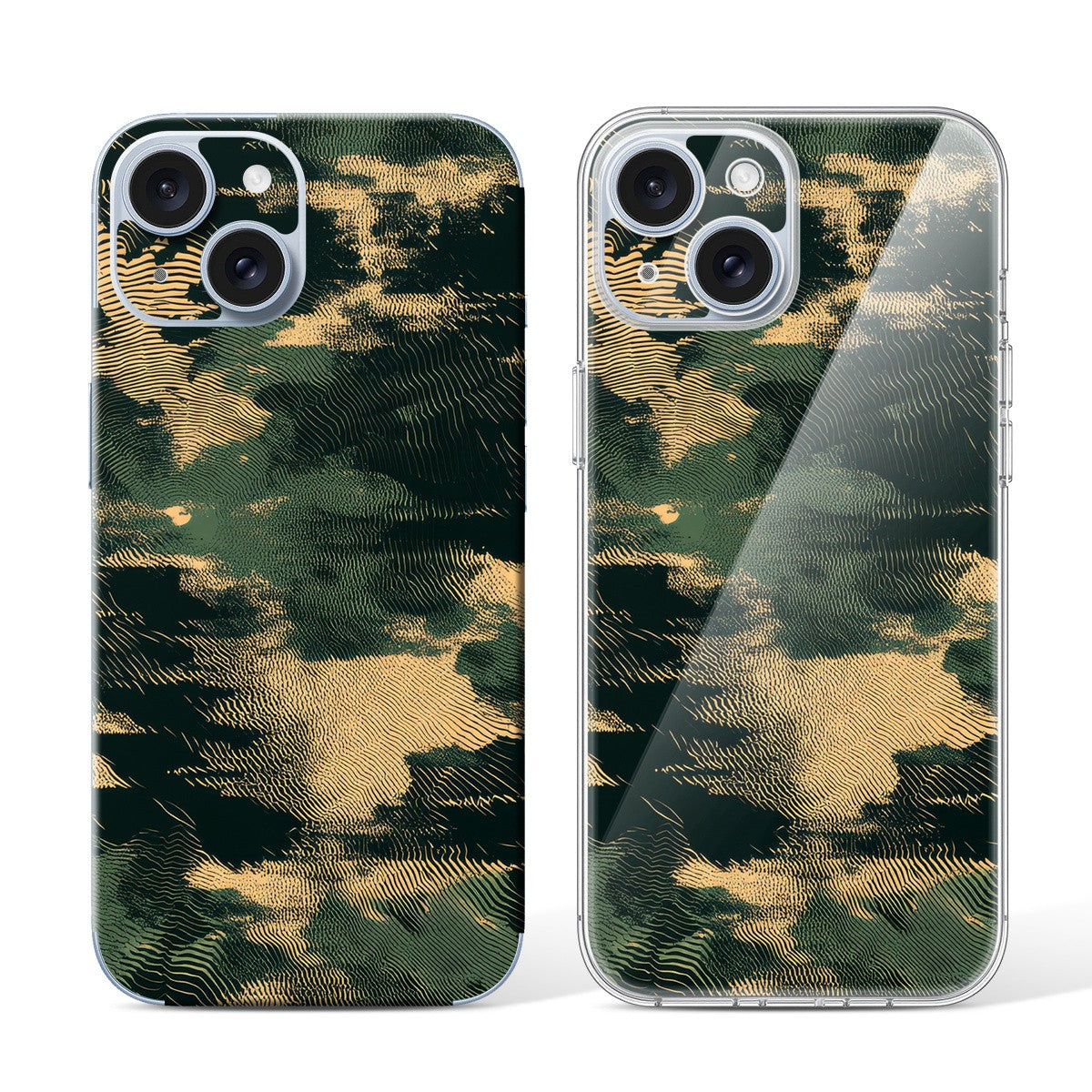 
Phone Skin for iPhone 15 Blue — Design 02
