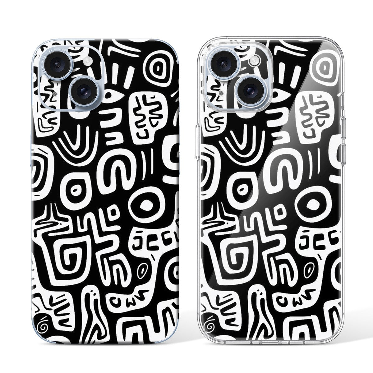
Phone Skin for iPhone 15 Blue — Design 20