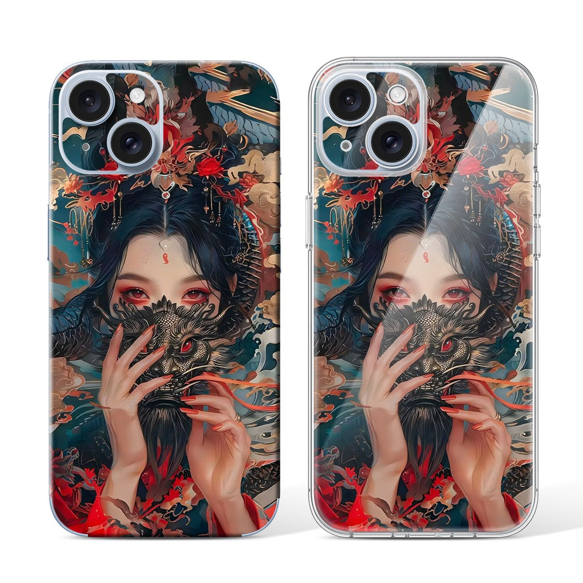 
Phone Skin for iPhone 15 Blue — Design 24