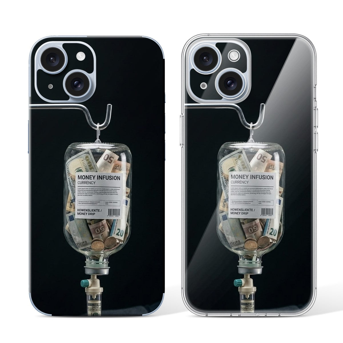 
Phone Skin for iPhone 15 Blue — Design 58