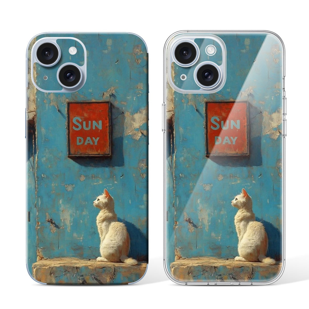 
Phone Skin for iPhone 15 Blue — Design 59