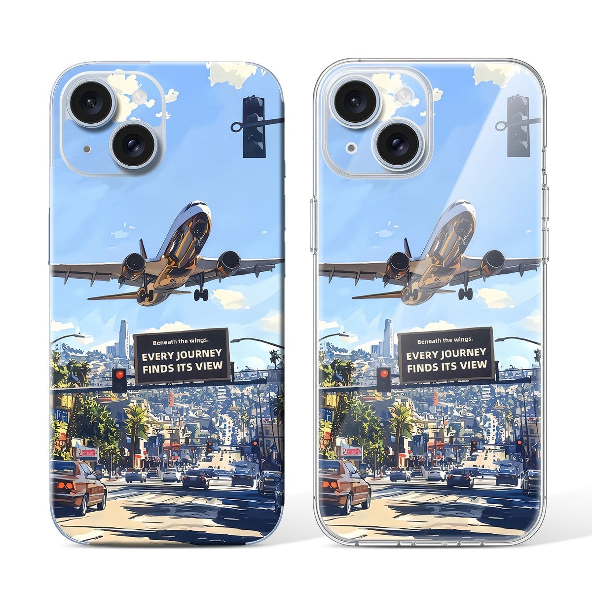 
Phone Skin for iPhone 15 Blue — Design 60