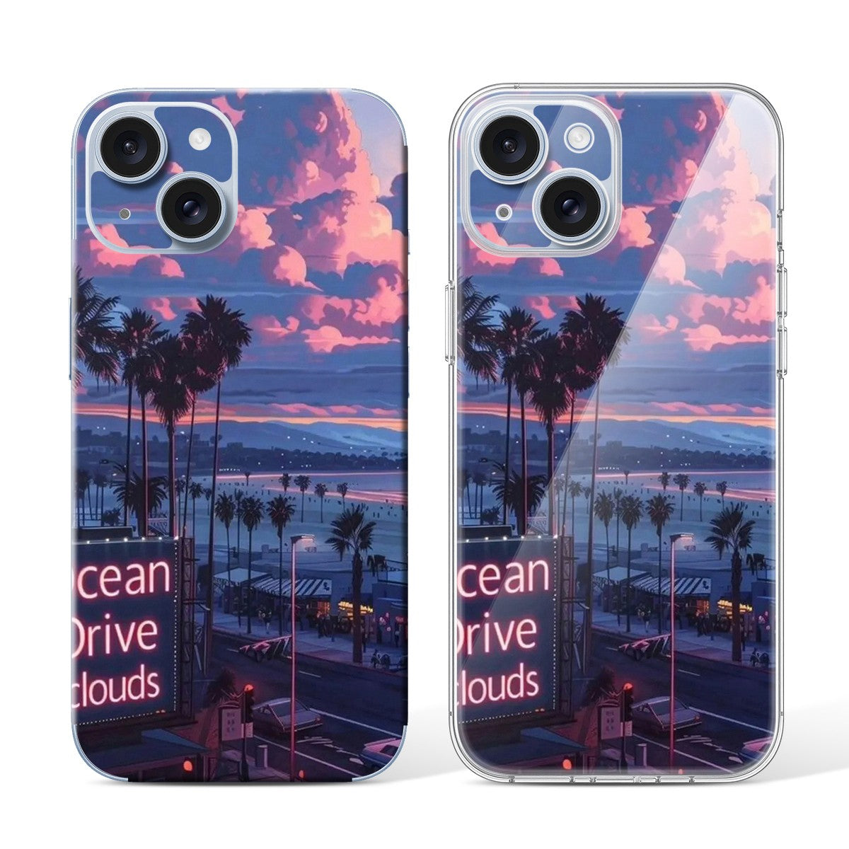 
Phone Skin for iPhone 15 Blue — Design 67