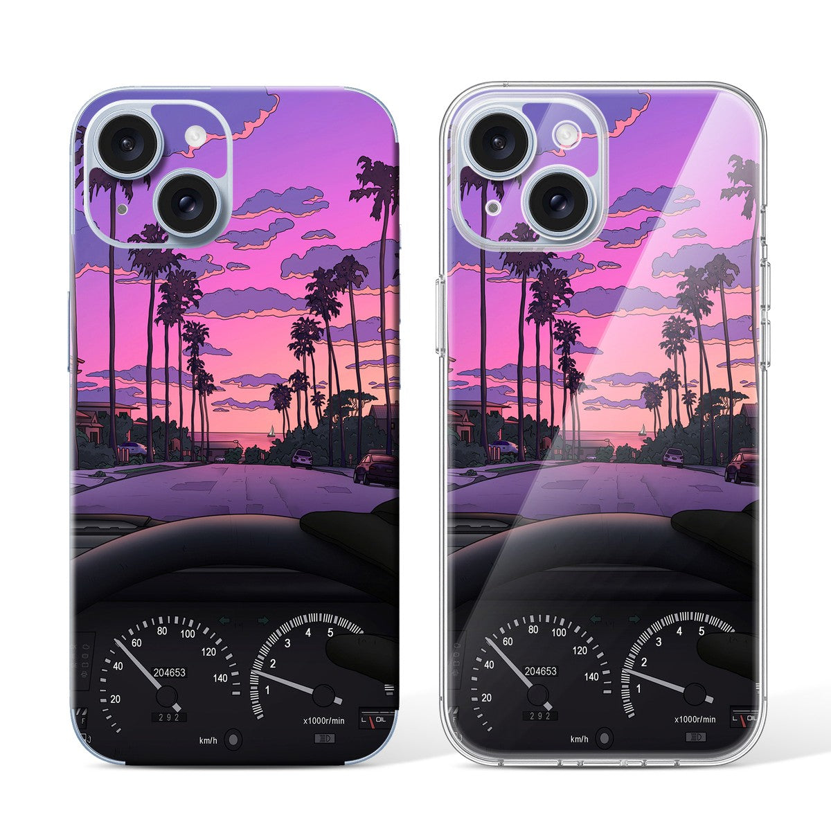 
Phone Skin for iPhone 15 Blue — Design 70