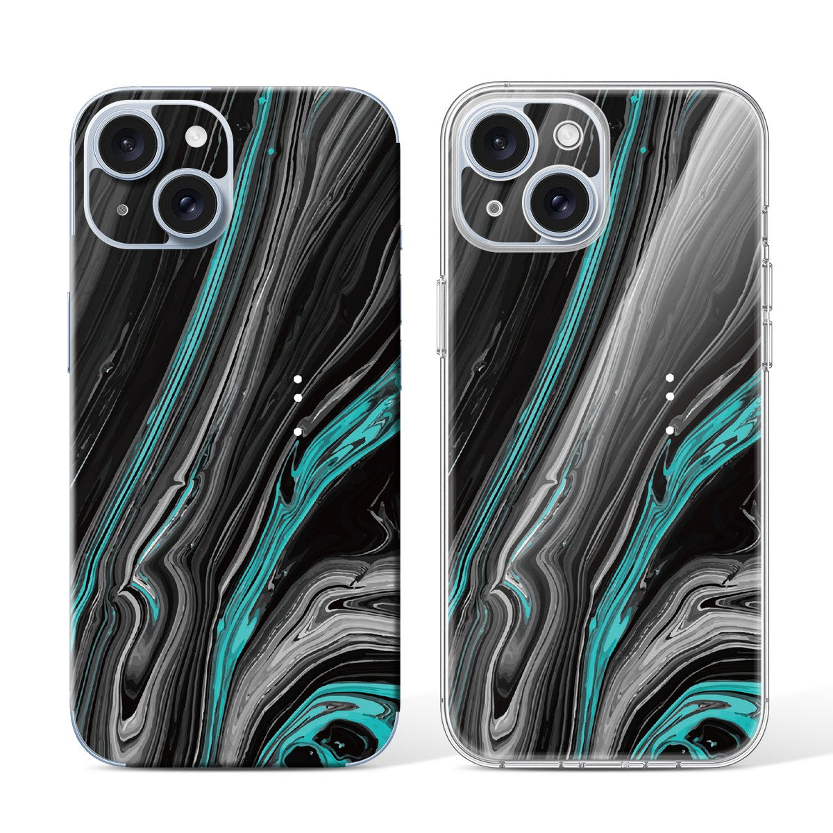 
Phone Skin for iPhone 15 Blue — Design 84