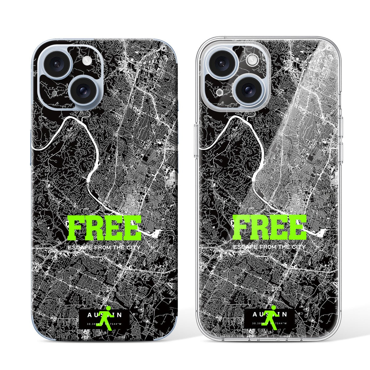 
Phone Skin for iPhone 15 Blue — Design 90