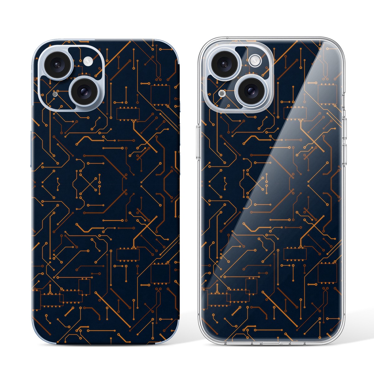 
Phone Skin for iPhone 15 Blue — Design 99