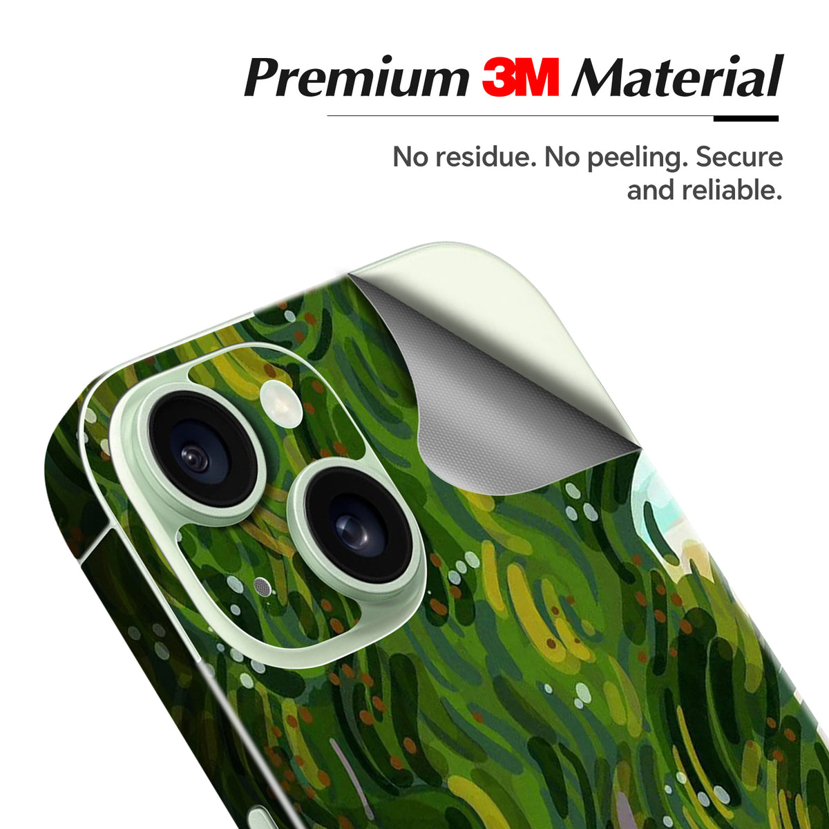 Phone Skin for iPhone 15 Green — product view 2