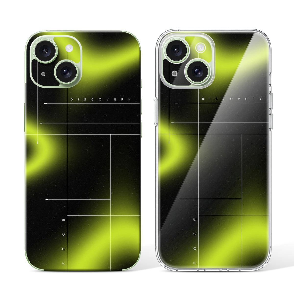 
Phone Skin for iPhone 15 Green — Design 104
