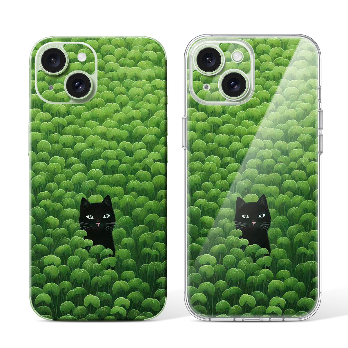 
Phone Skin for iPhone 15 Green — Design 15