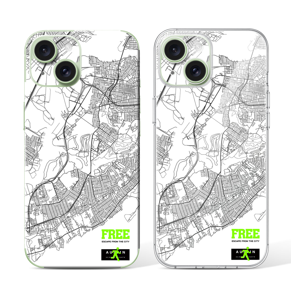 
Phone Skin for iPhone 15 Green — Design 18