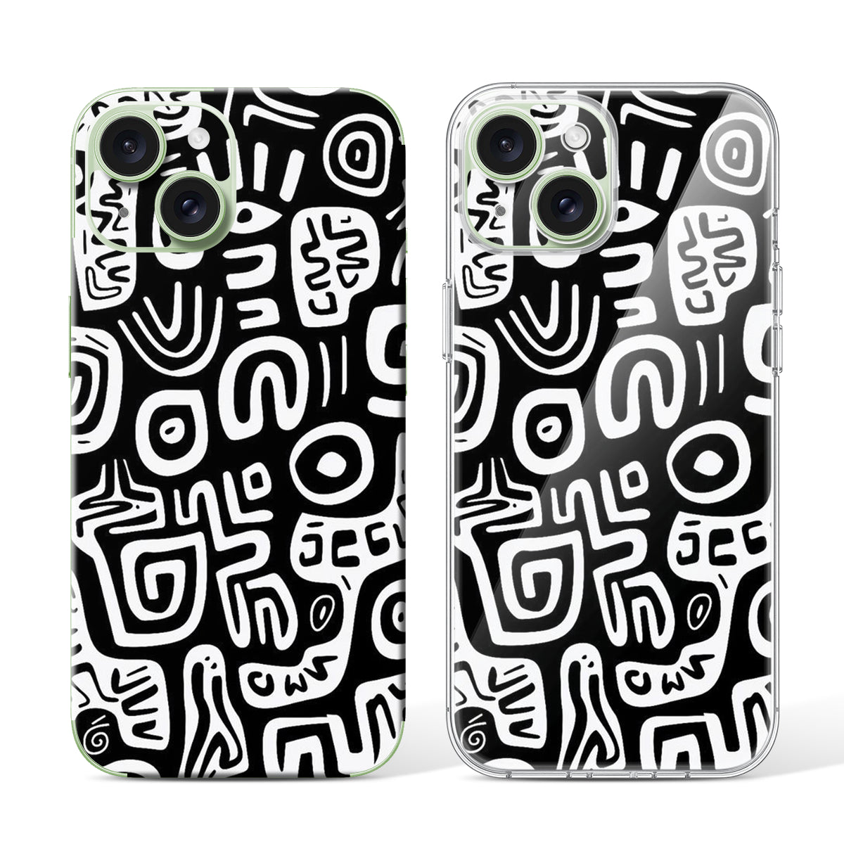 
Phone Skin for iPhone 15 Green — Design 20