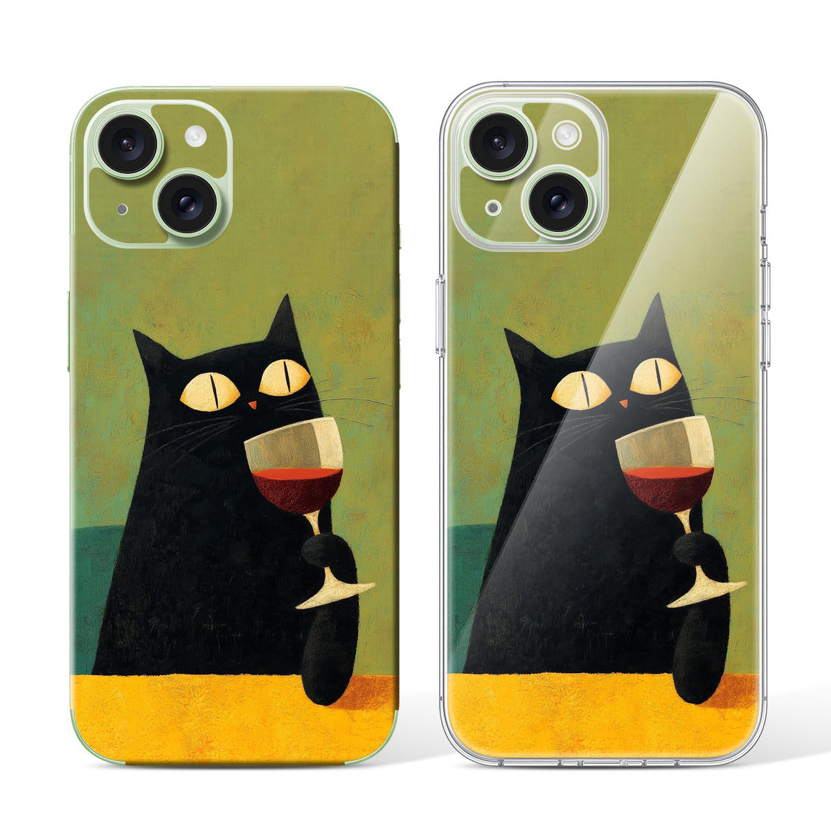 
Phone Skin for iPhone 15 Green — Design 36