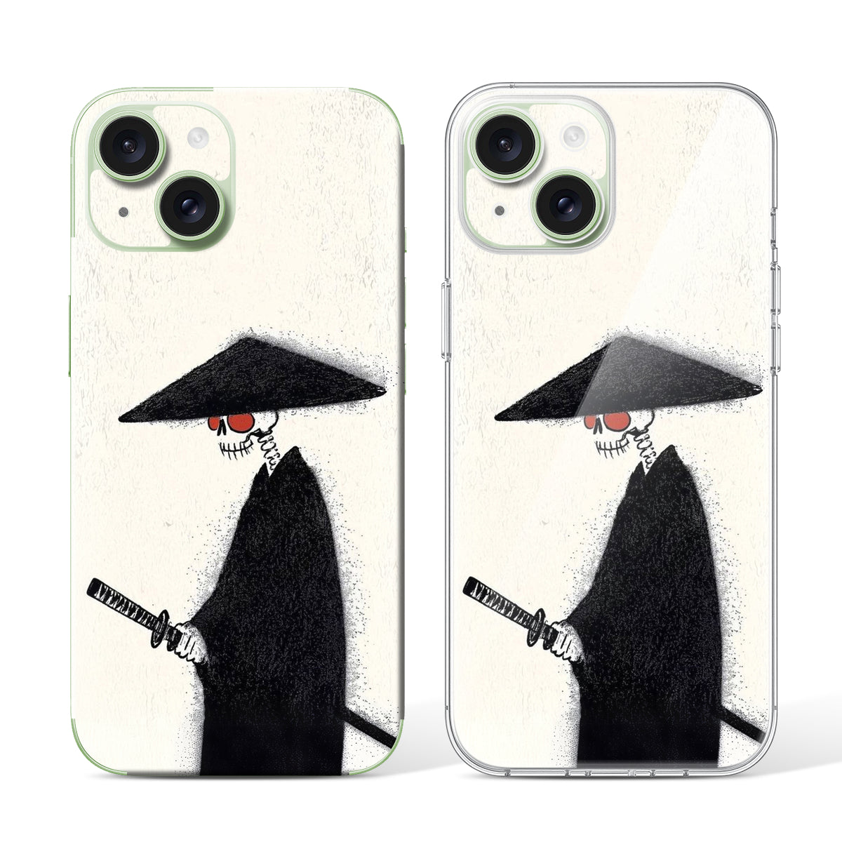 
Phone Skin for iPhone 15 Green — Design 46