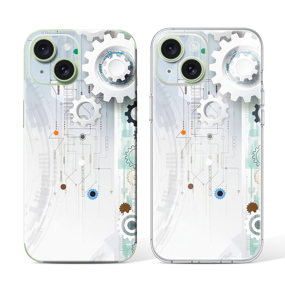 
Phone Skin for iPhone 15 Green — Design 52