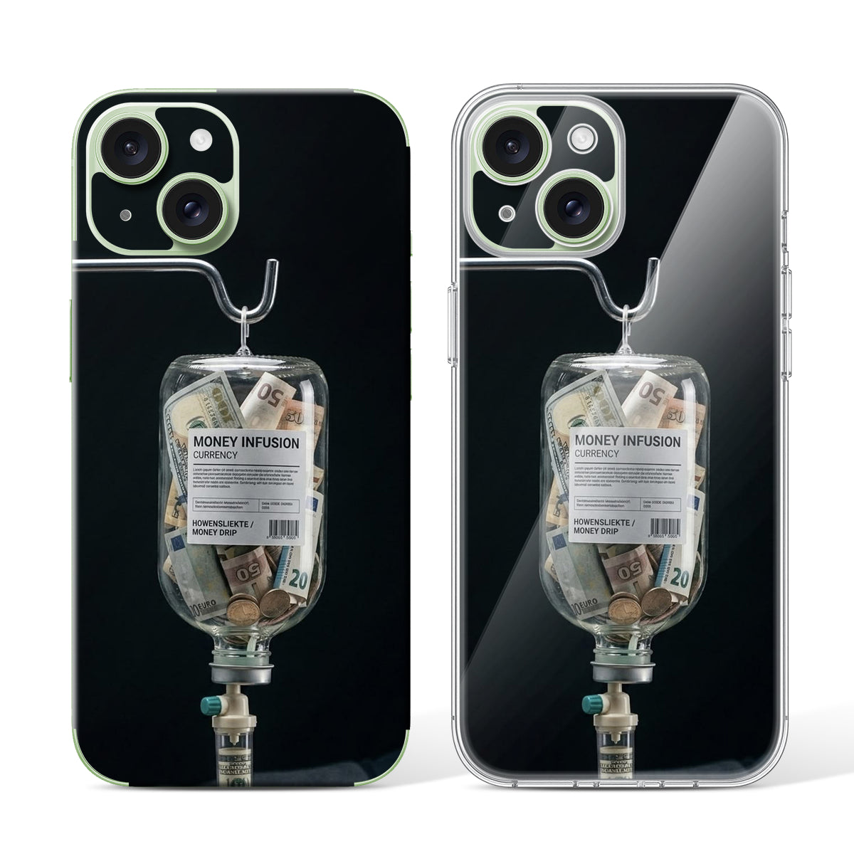 
Phone Skin for iPhone 15 Green — Design 58