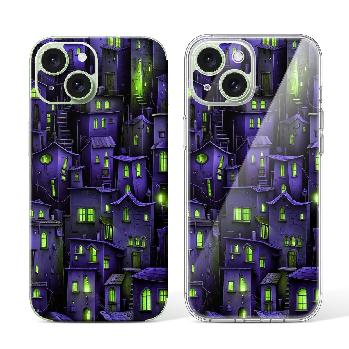 
Phone Skin for iPhone 15 Green — Design 64