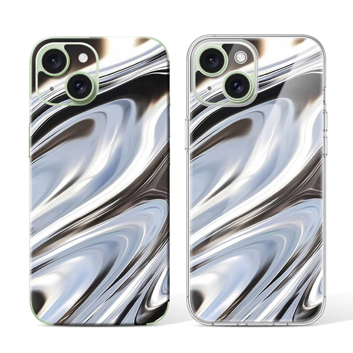 
Phone Skin for iPhone 15 Green — Design 82