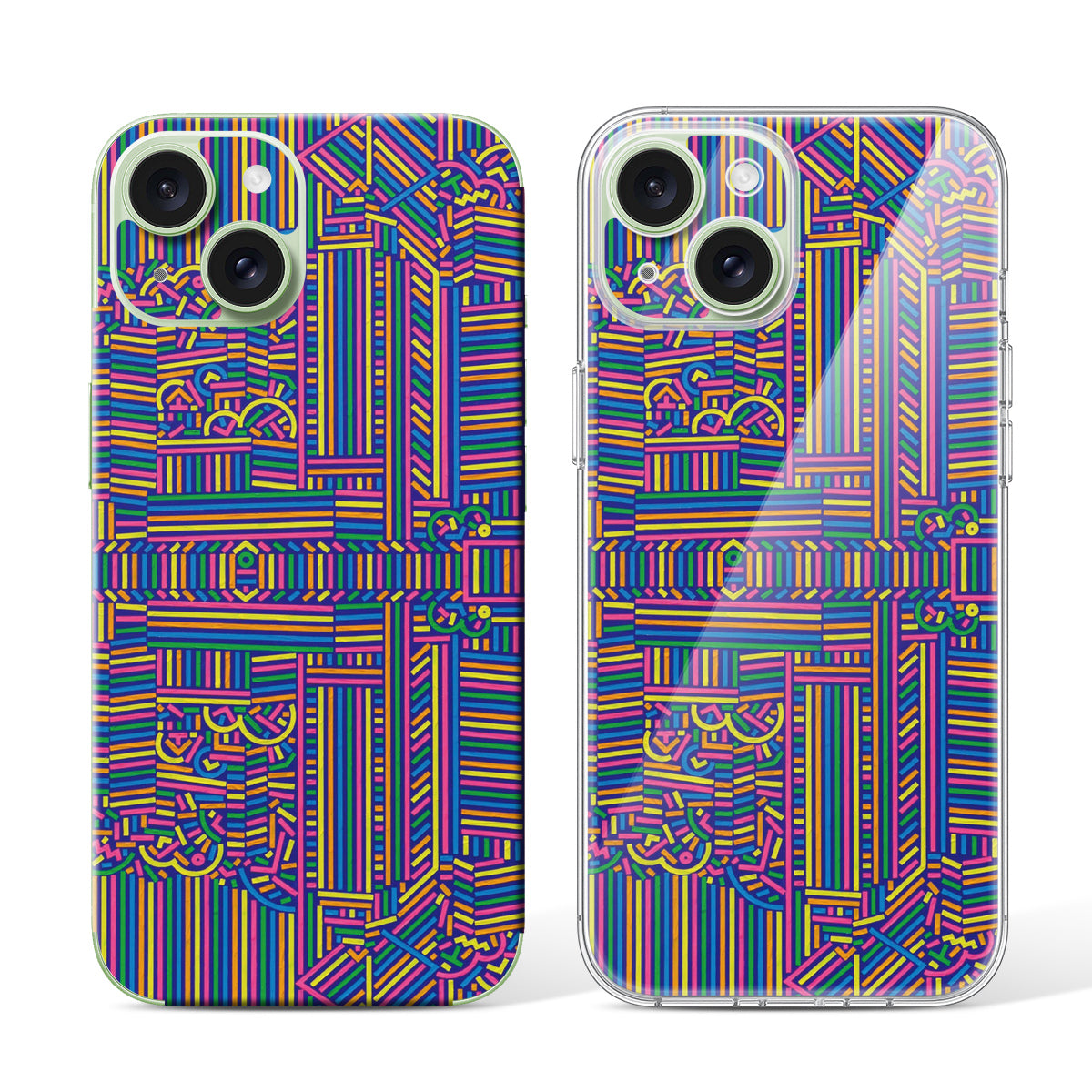 
Phone Skin for iPhone 15 Green — Design 87