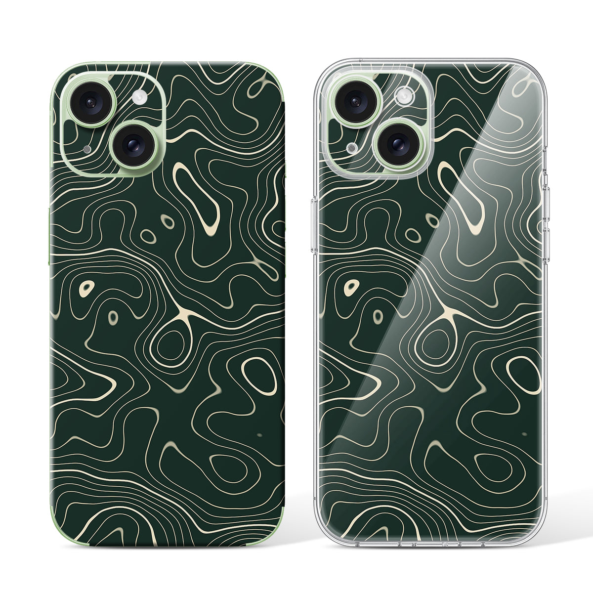 
Phone Skin for iPhone 15 Green — Design 98