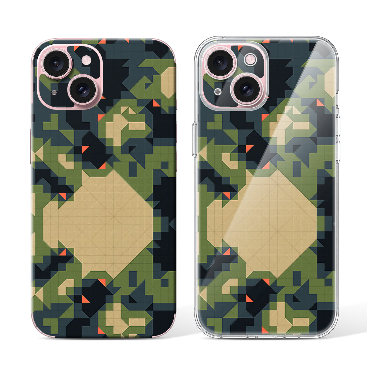 
Phone Skin for iPhone 15 Pink — Design 100