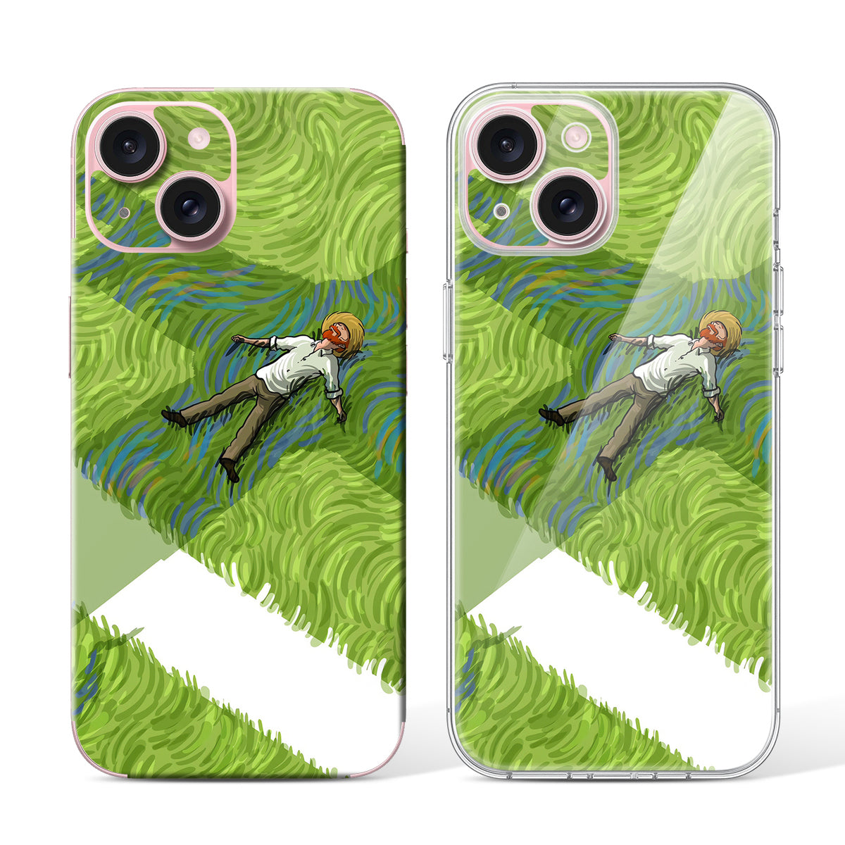 
Phone Skin for iPhone 15 Pink — Design 11