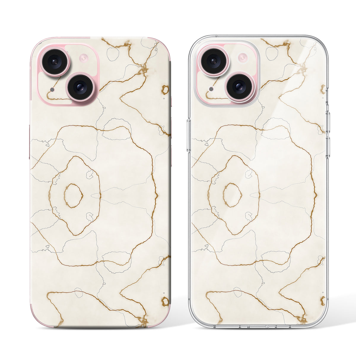 
Phone Skin for iPhone 15 Pink — Design 113