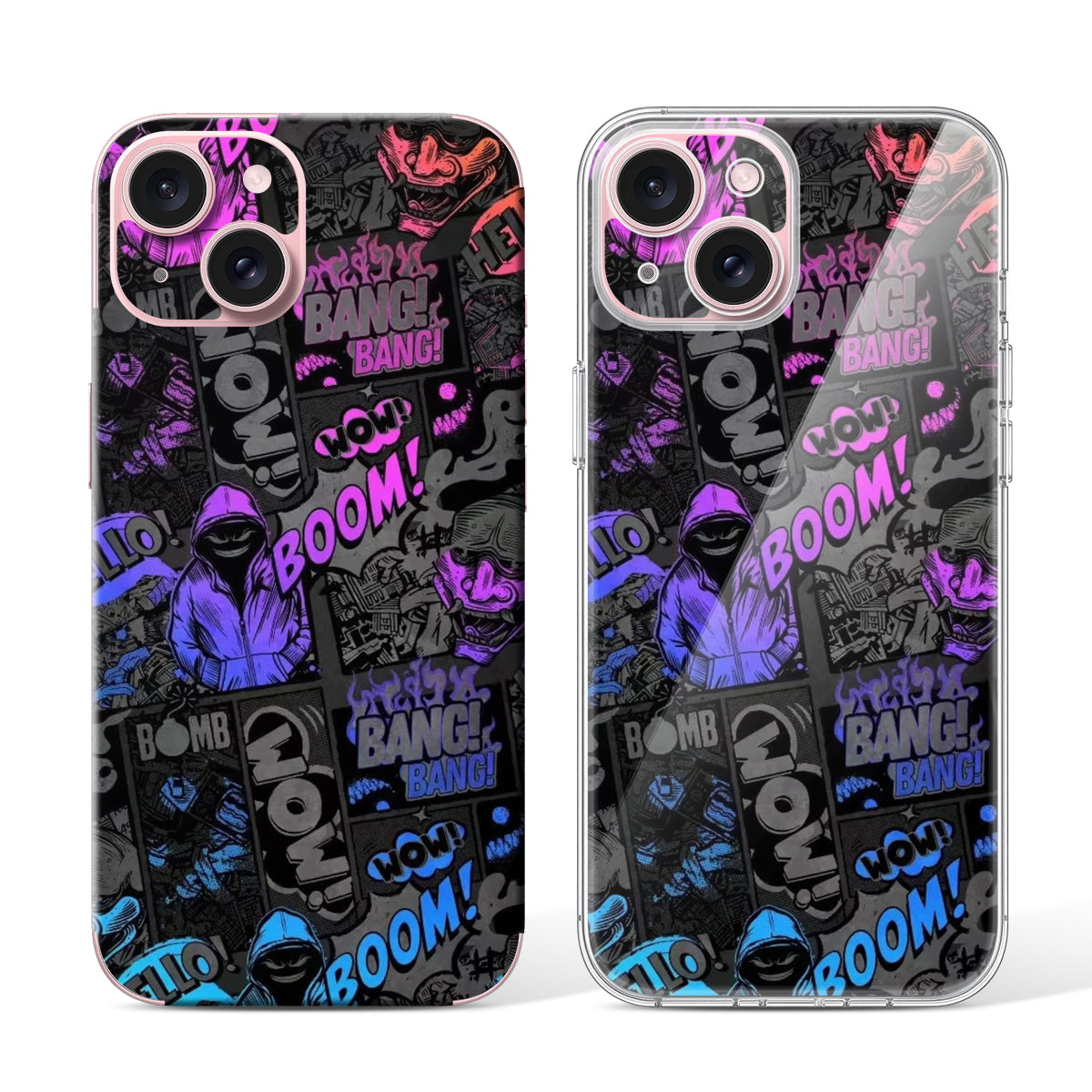 
Phone Skin for iPhone 15 Pink — Design 13