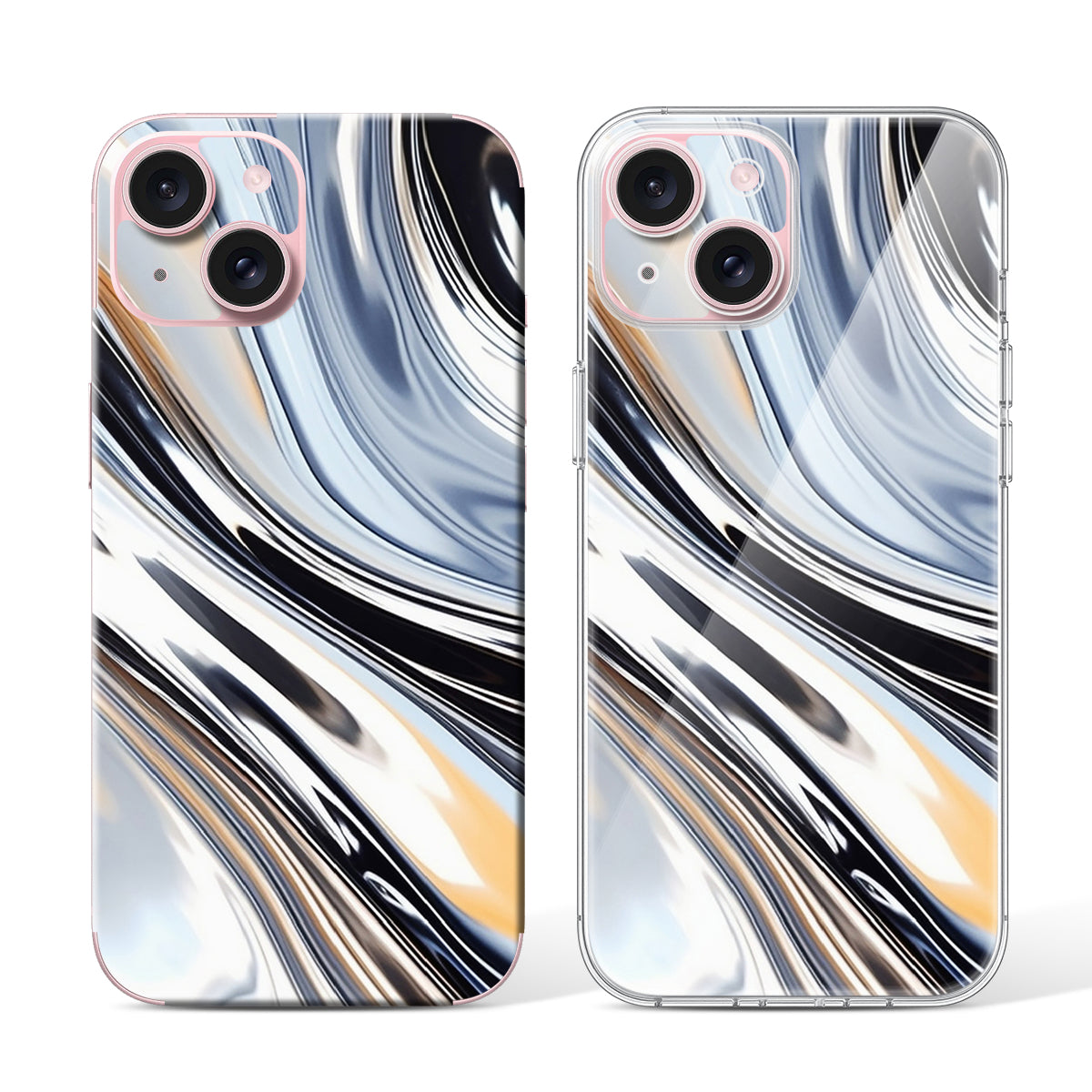 
Phone Skin for iPhone 15 Pink — Design 131