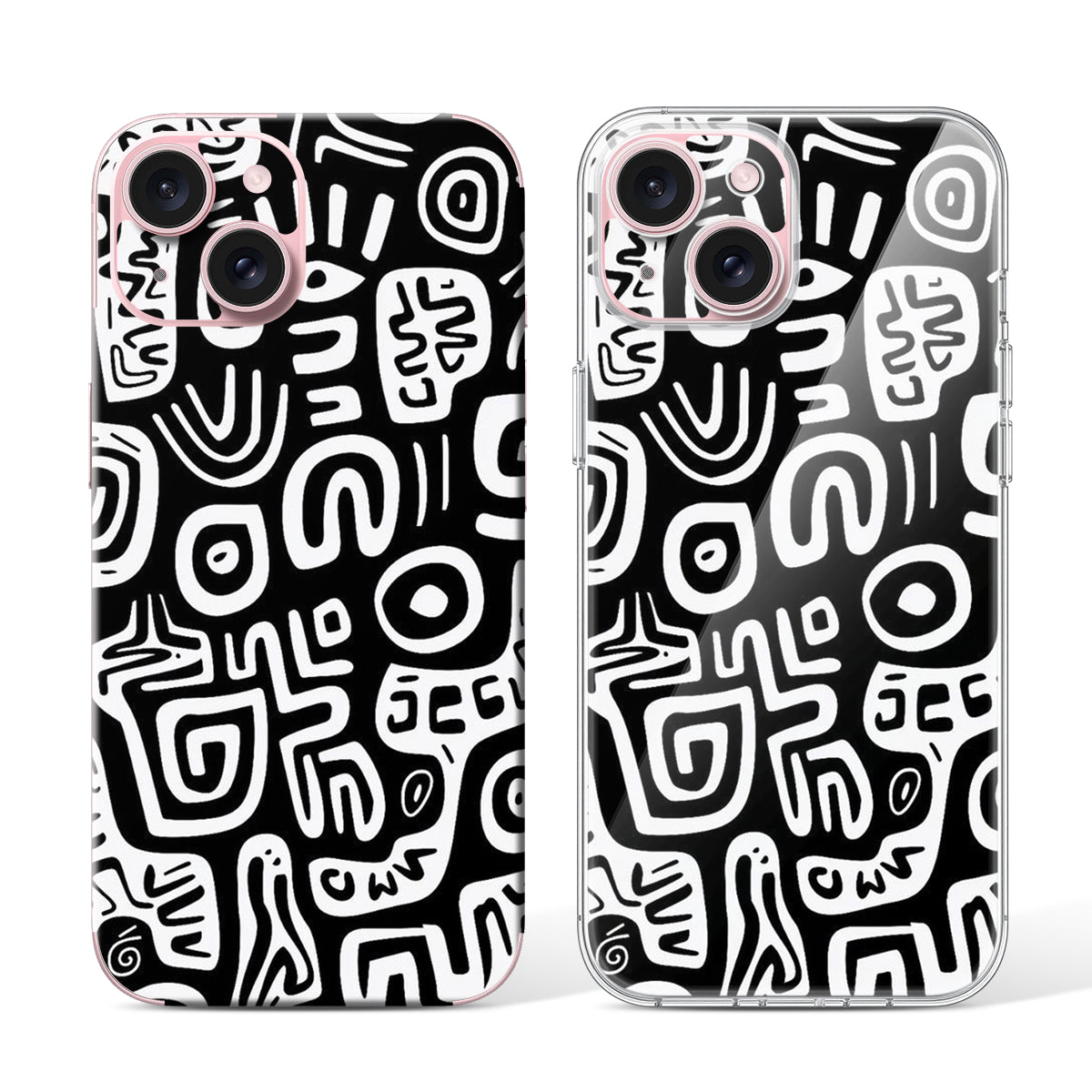 
Phone Skin for iPhone 15 Pink — Design 20