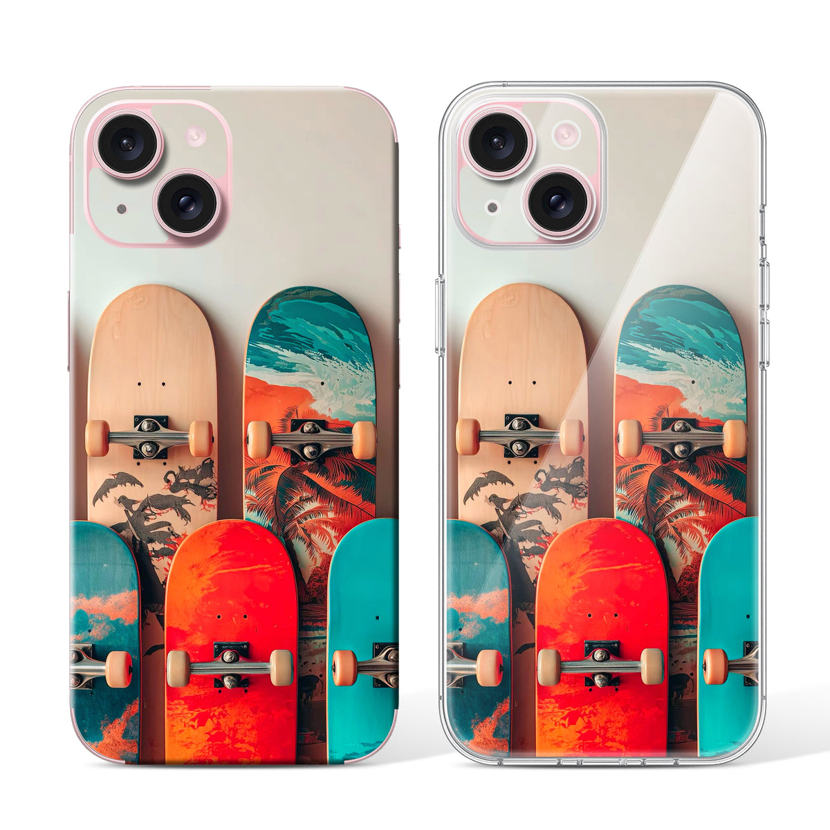 
Phone Skin for iPhone 15 Pink — Design 27