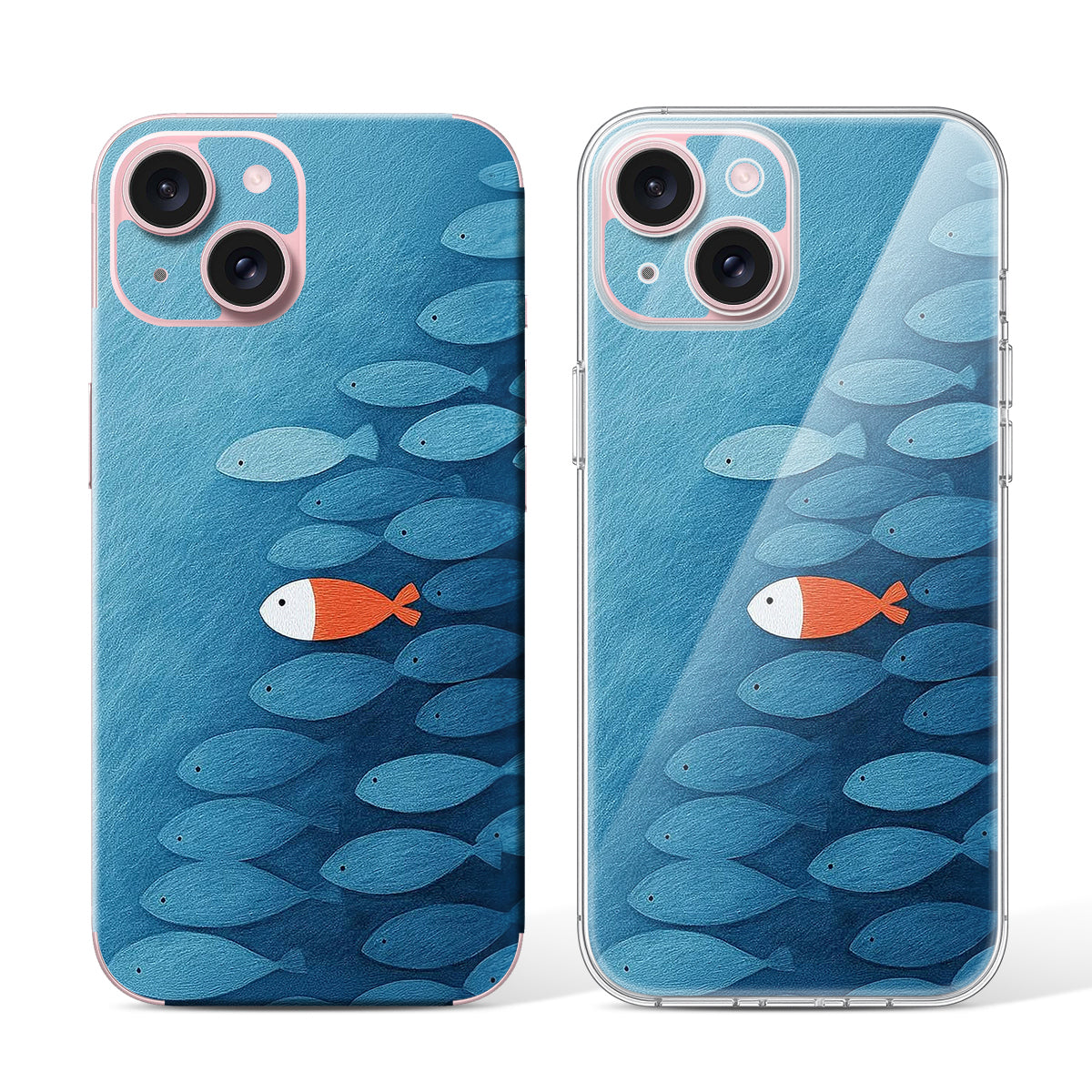 
Phone Skin for iPhone 15 Pink — Design 40