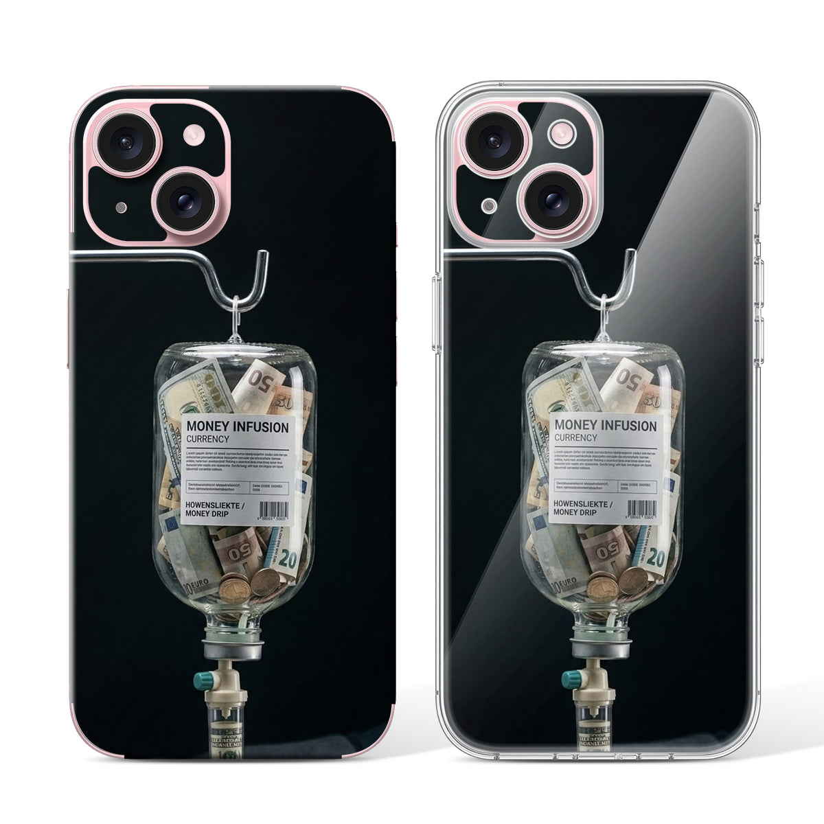 
Phone Skin for iPhone 15 Pink — Design 58