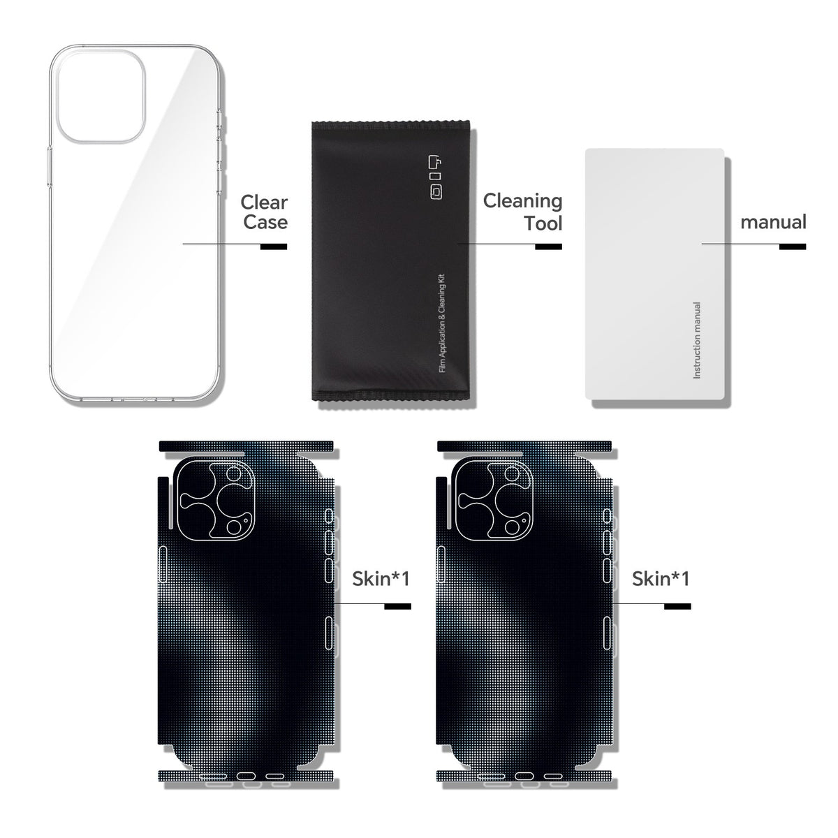 Phone Skin for iPhone 15 Pro Black Titanium — product view 9