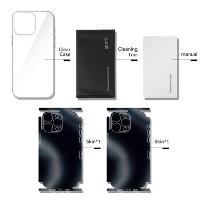 Phone Skin for iPhone 15 Pro Black Titanium — product view 9