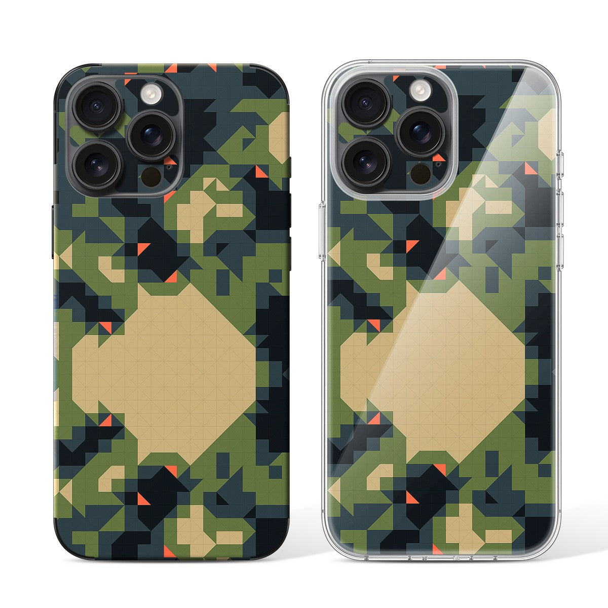 
Phone Skin for iPhone 15 Pro Black Titanium — Design 100