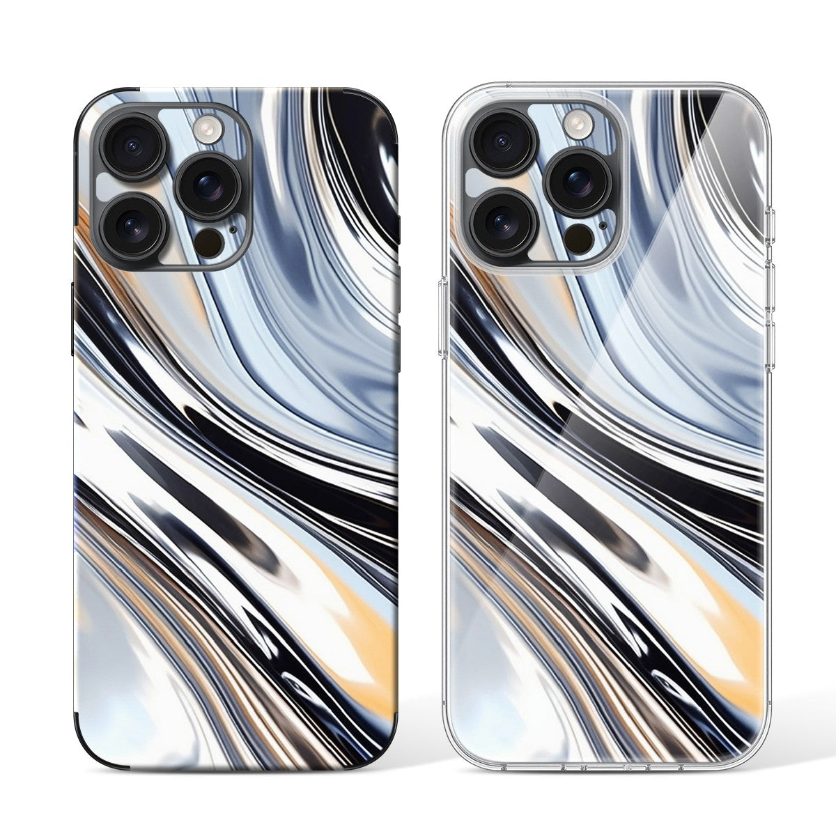 
Phone Skin for iPhone 15 Pro Black Titanium — Design 131