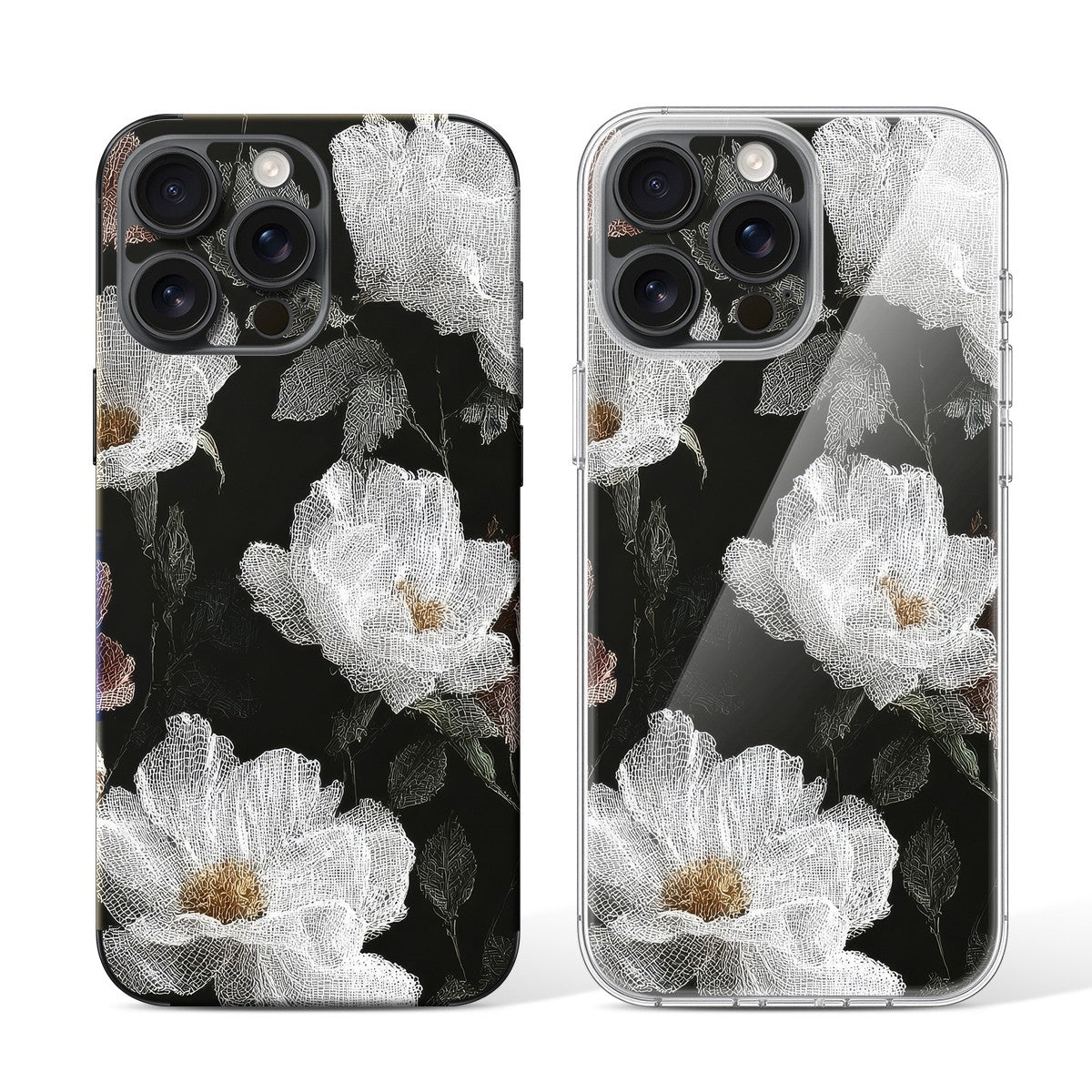 
Phone Skin for iPhone 15 Pro Black Titanium — Design 26