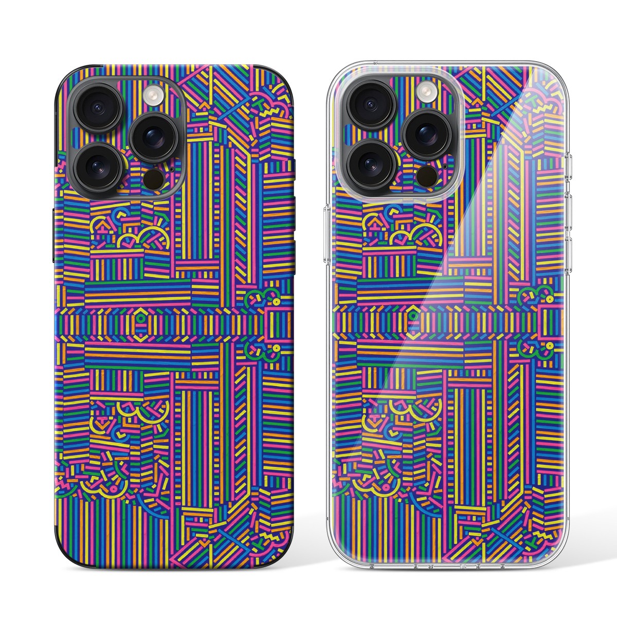 
Phone Skin for iPhone 15 Pro Black Titanium — Design 87