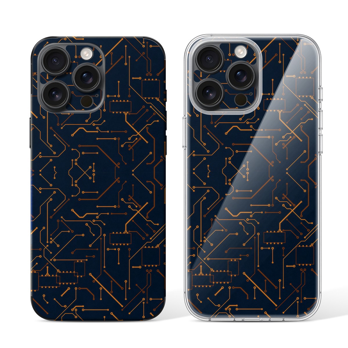 
Phone Skin for iPhone 15 Pro Black Titanium — Design 99